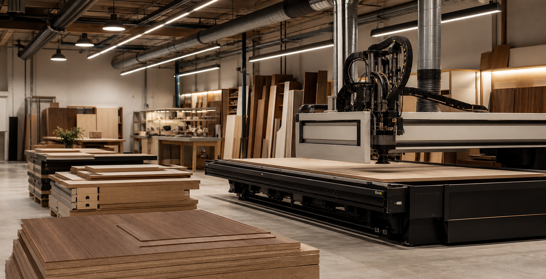 CNC manufacturing shop for custom millwork